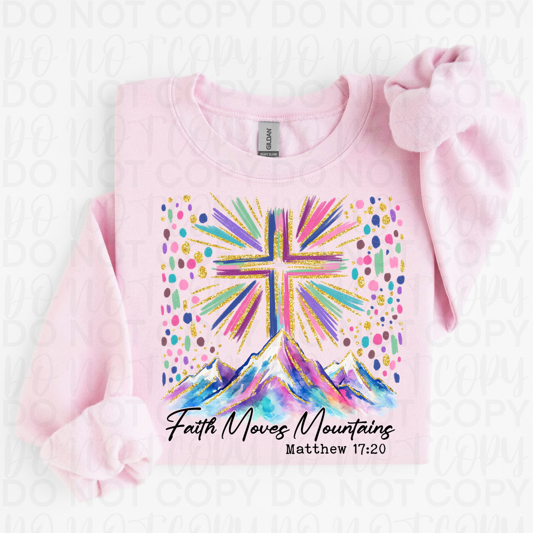 Faith Can Move Mountians DTF Print