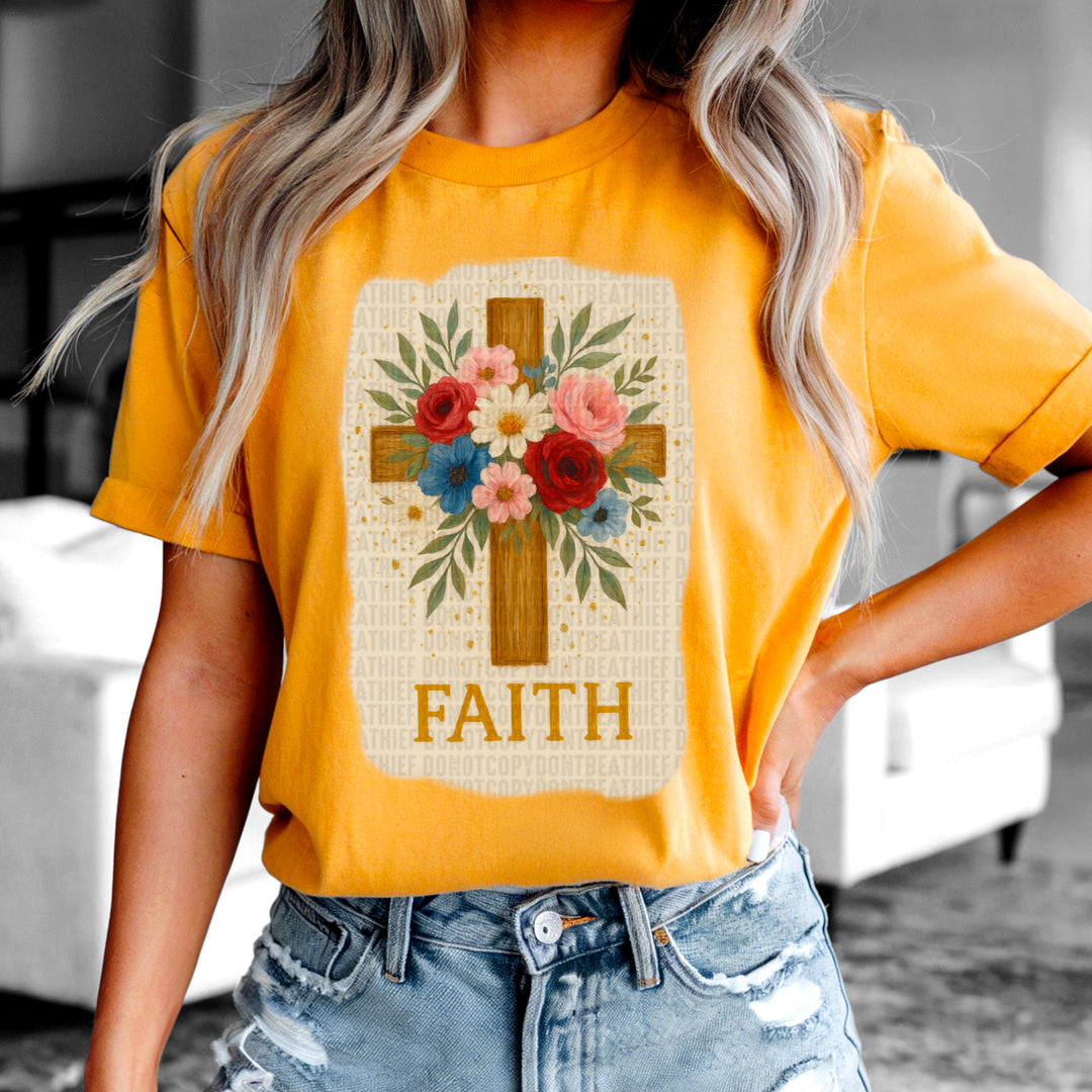 Faith Cross DTF Print