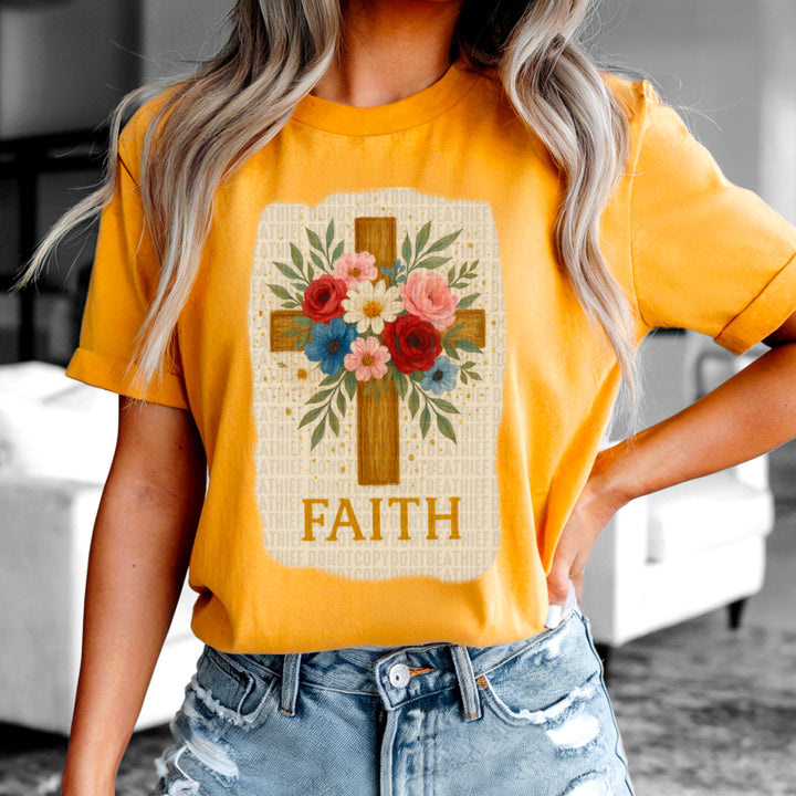 Faith Cross DTF Print
