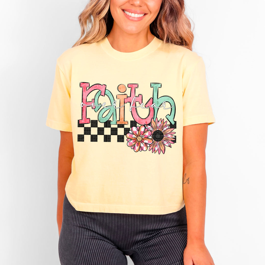 Faith Over Fear DTF Print