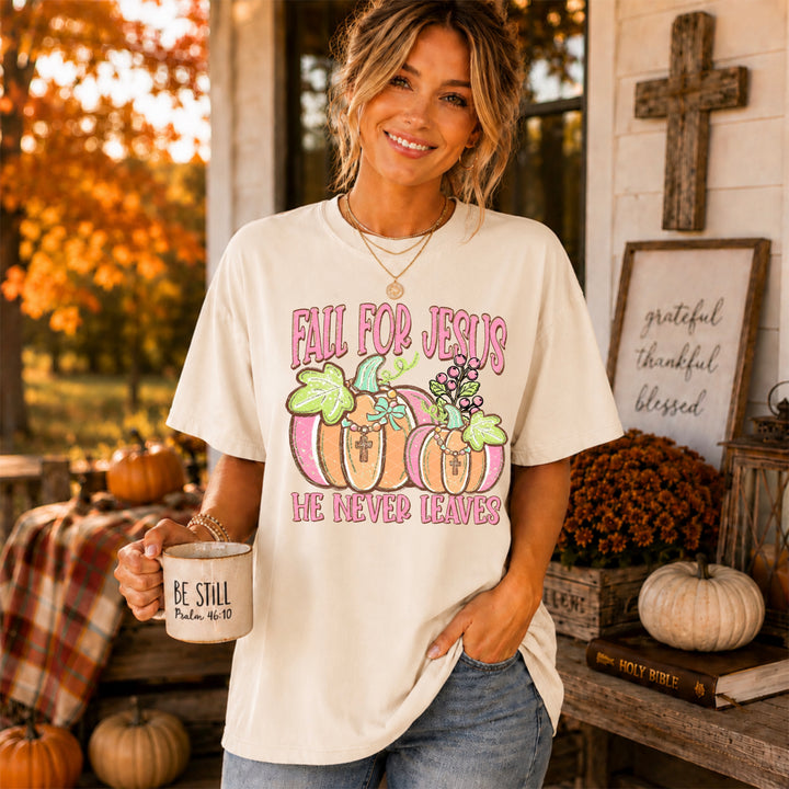 Fall For Jesus DTF Print
