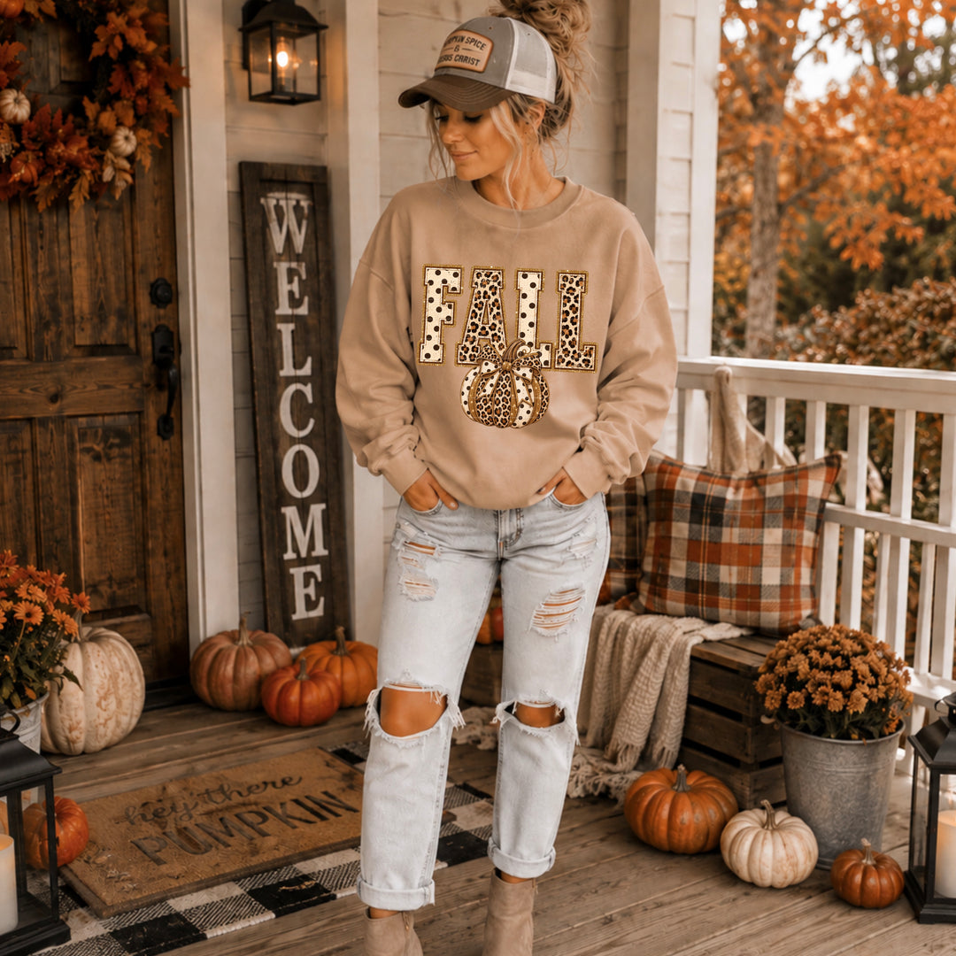 Fall Pumpkin DTF Print