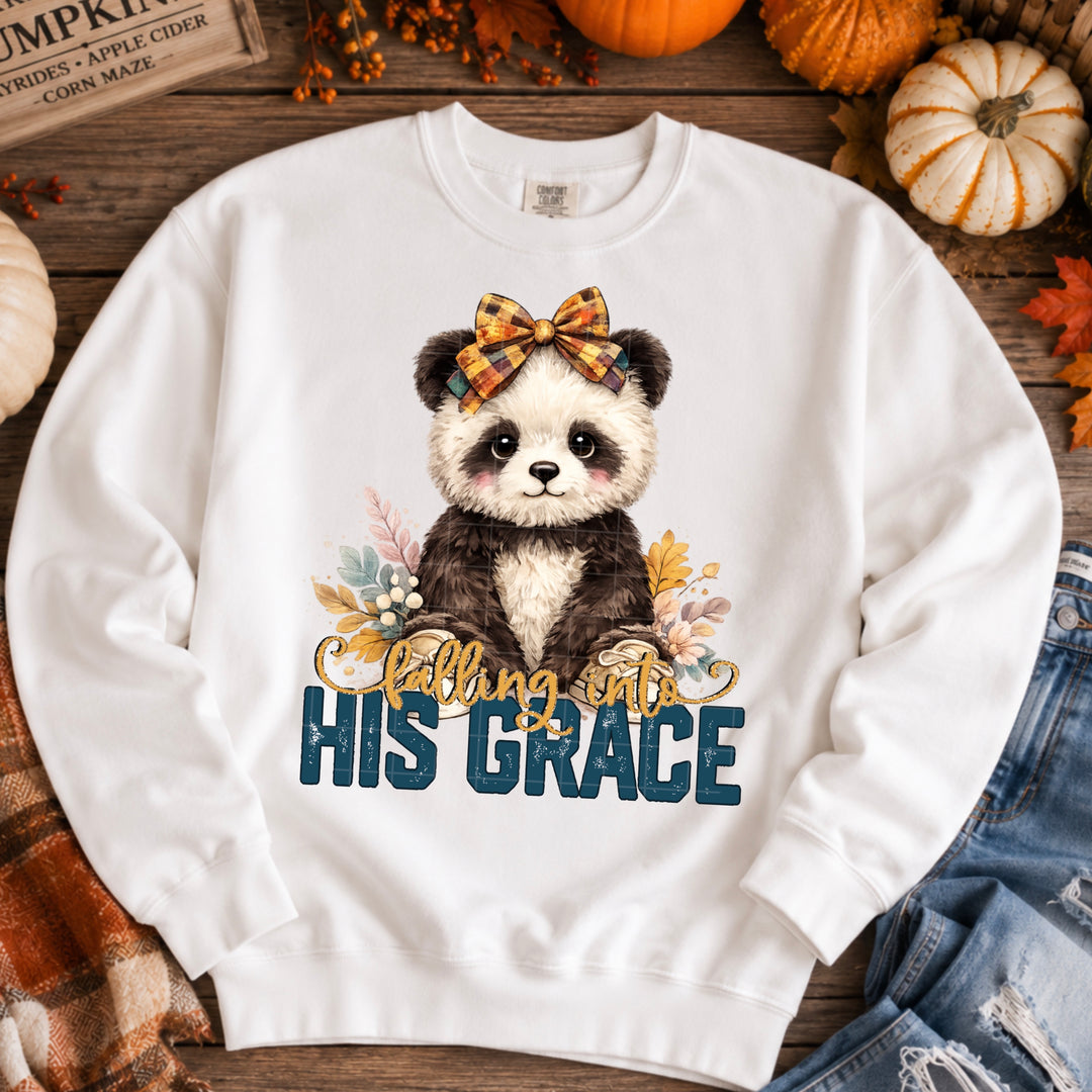 Falling Into His Grace DTF Print