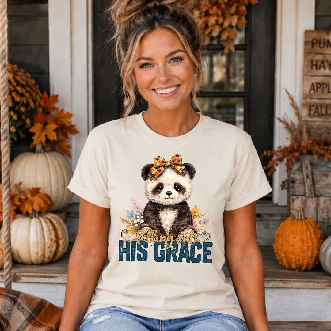 Falling Into His Grace DTF Print