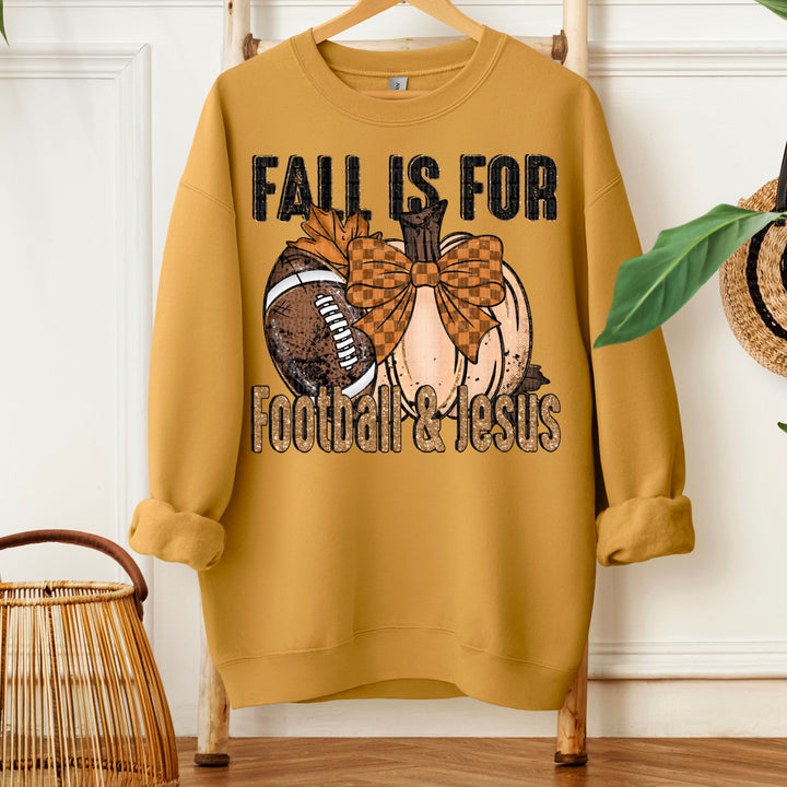 Fall Is For Ball And Jesus DTF Print