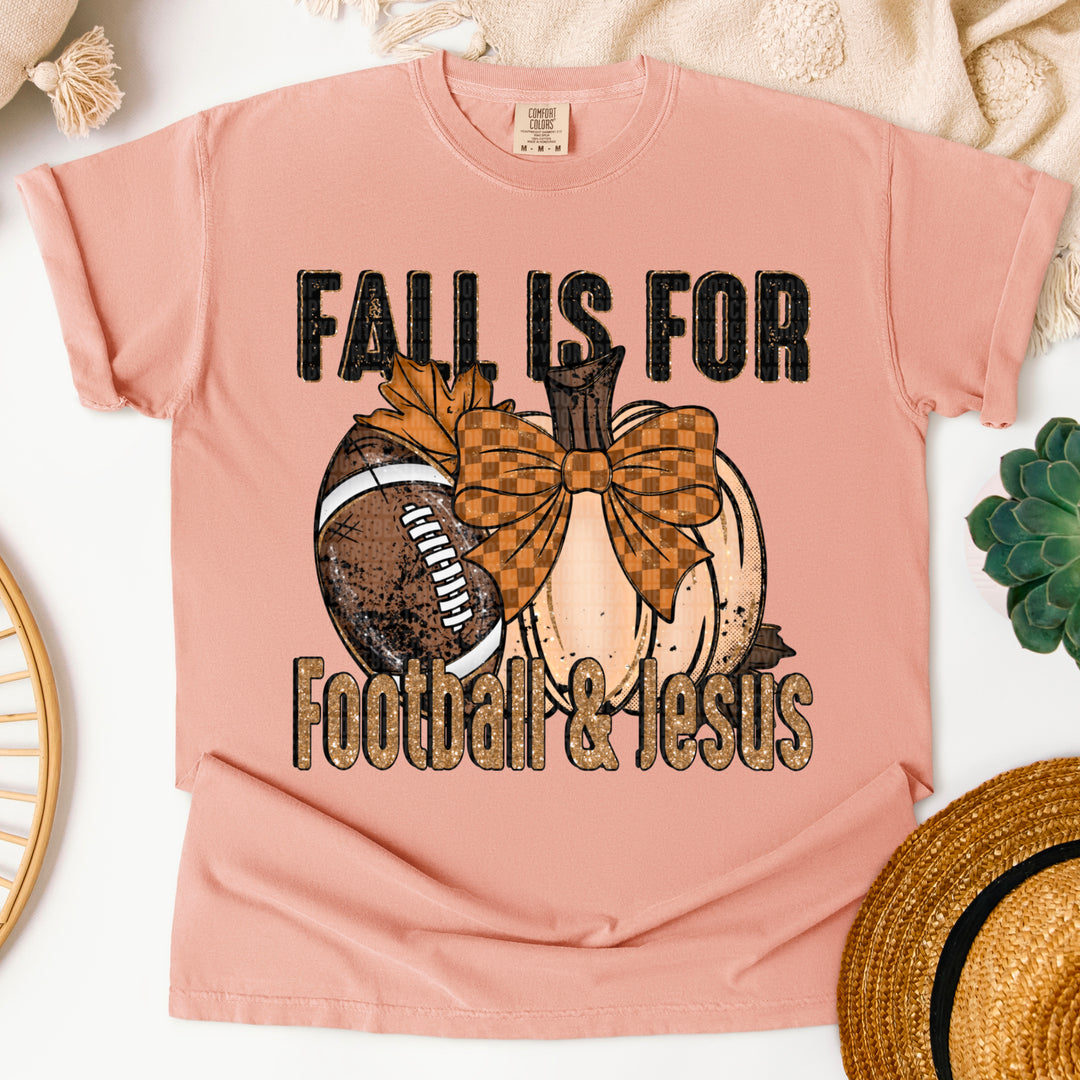 Fall Is For Ball And Jesus DTF Print