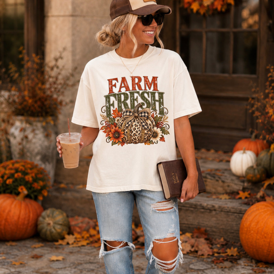 Farm Fresh Pumpkin DTF Print