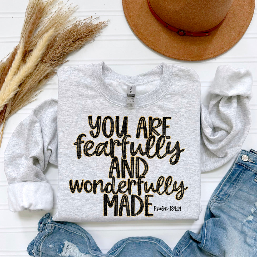 Fearfully and Wonderfully Made DTF Print