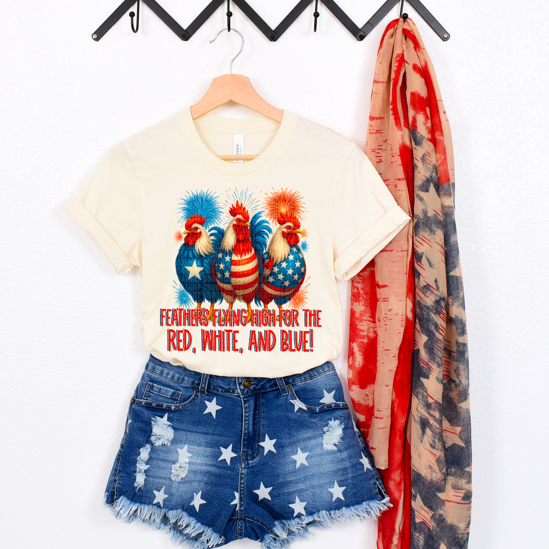 Feathers Flying High DTF Print