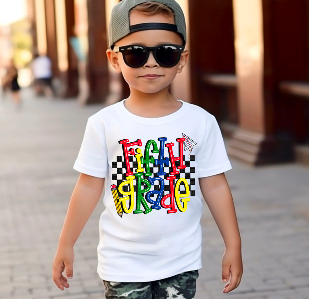 Grade School Boy DTF Print