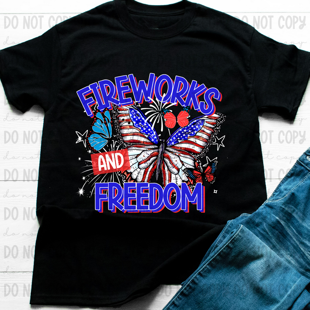 Fireworks and Freedom DTF Print