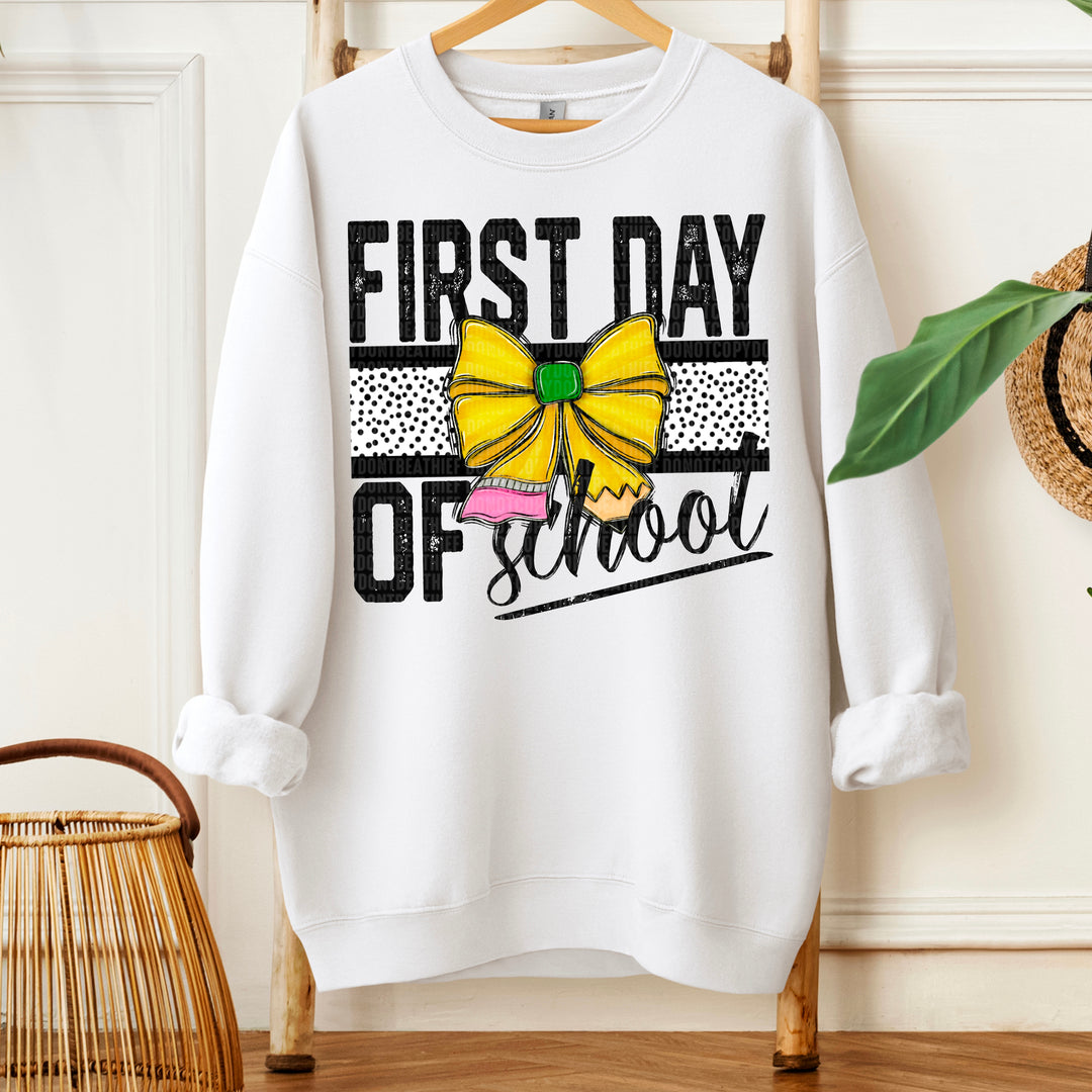 First Day Of School DTF Print