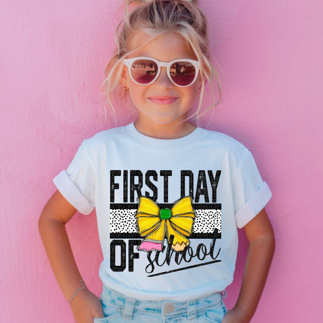 First Day Of School DTF Print