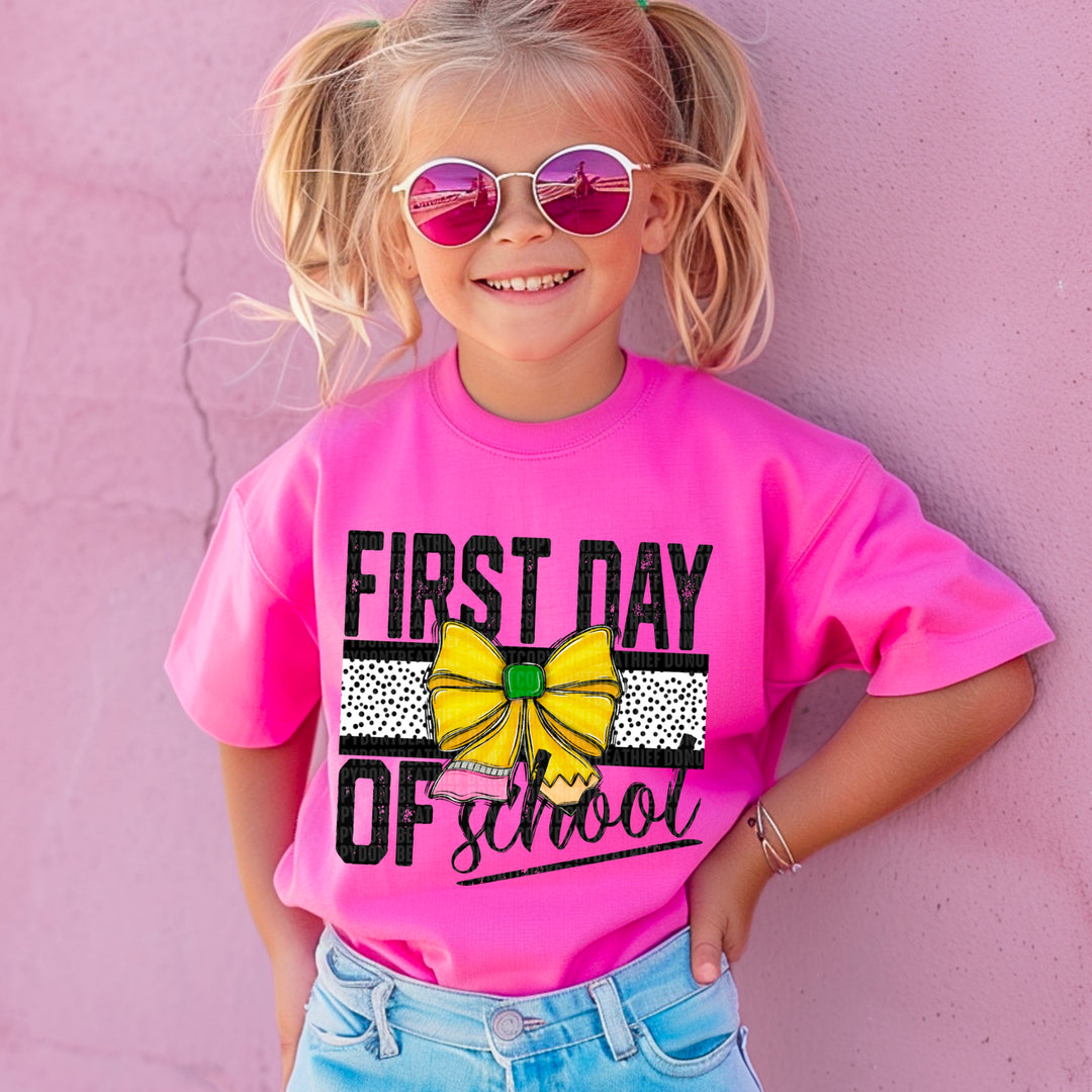 First Day Of School DTF Print