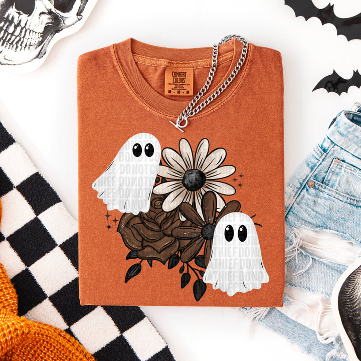 Floral Ghostie DTF Print