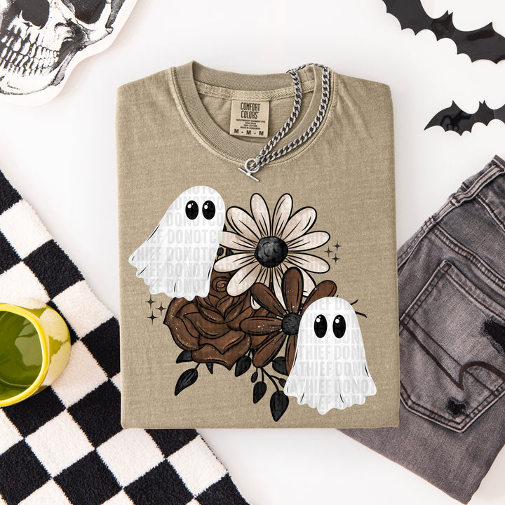 Floral Ghostie DTF Print