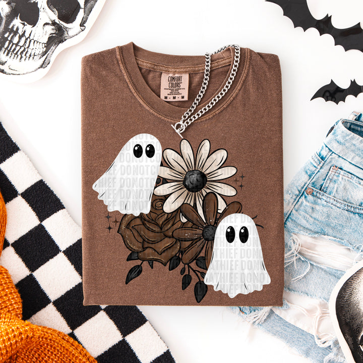 Floral Ghostie DTF Print