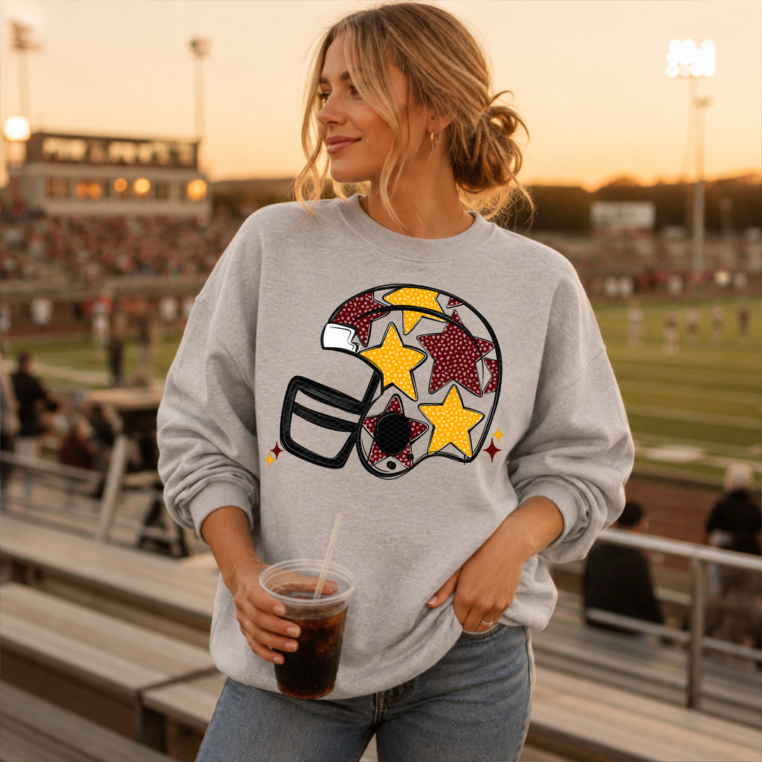 Doodle Stars Football Collection DTF Print