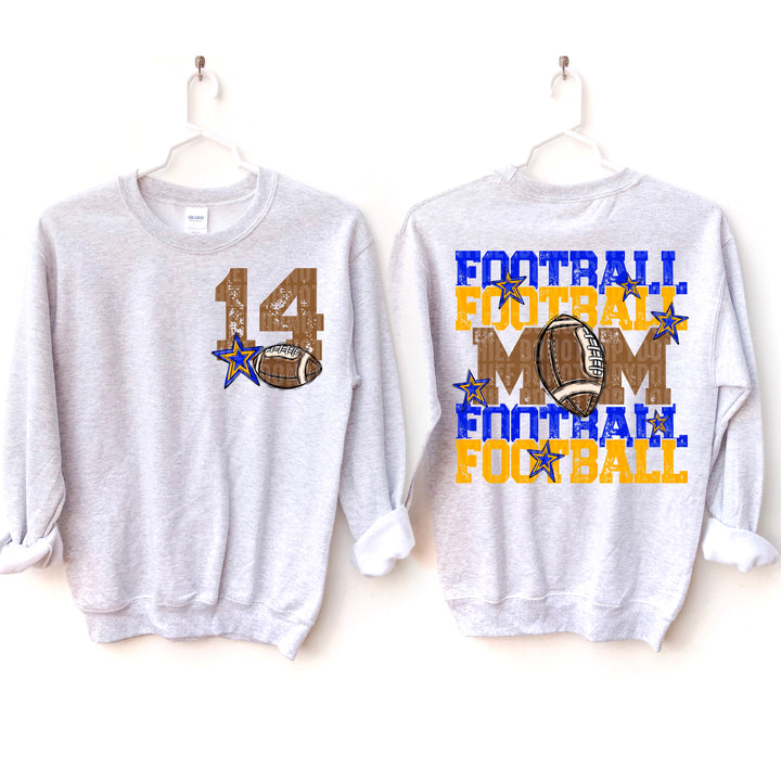 Football Mom Collection BACK DTF Print