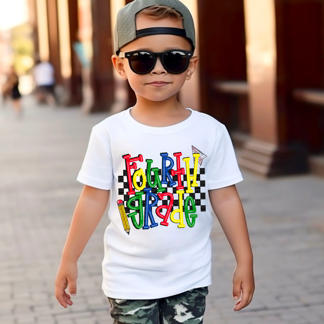 Grade School Boy DTF Print