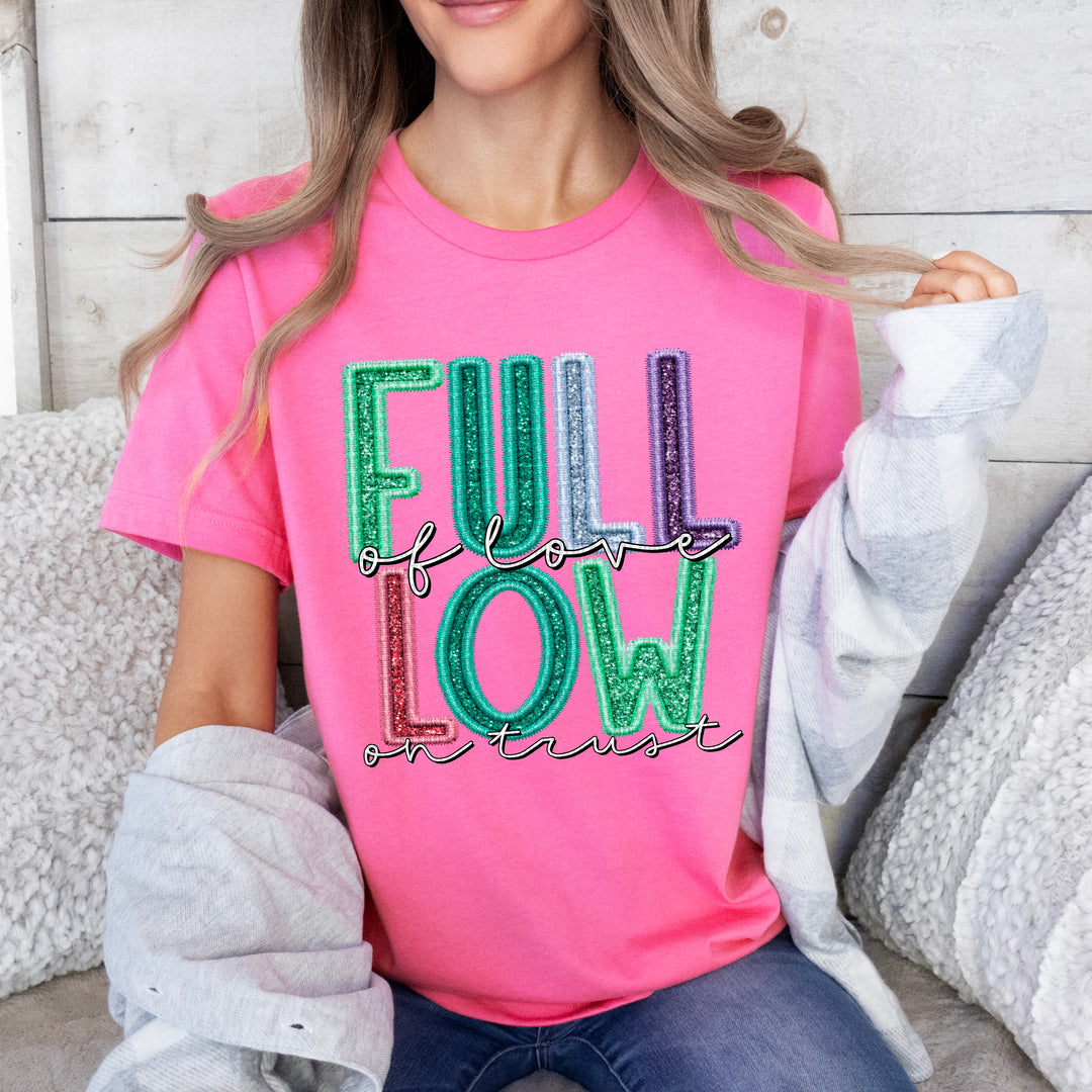 Full Of Love Low On Trust DTF Print