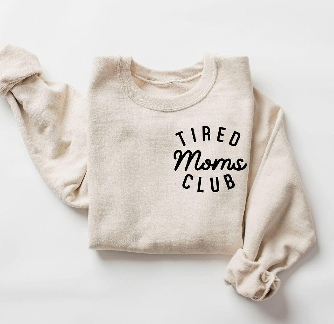 Tired Moms Club DTF Print