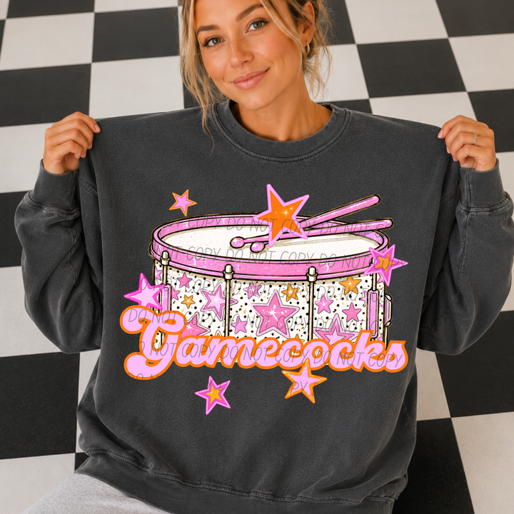 Pink Band Mascot DTF Print