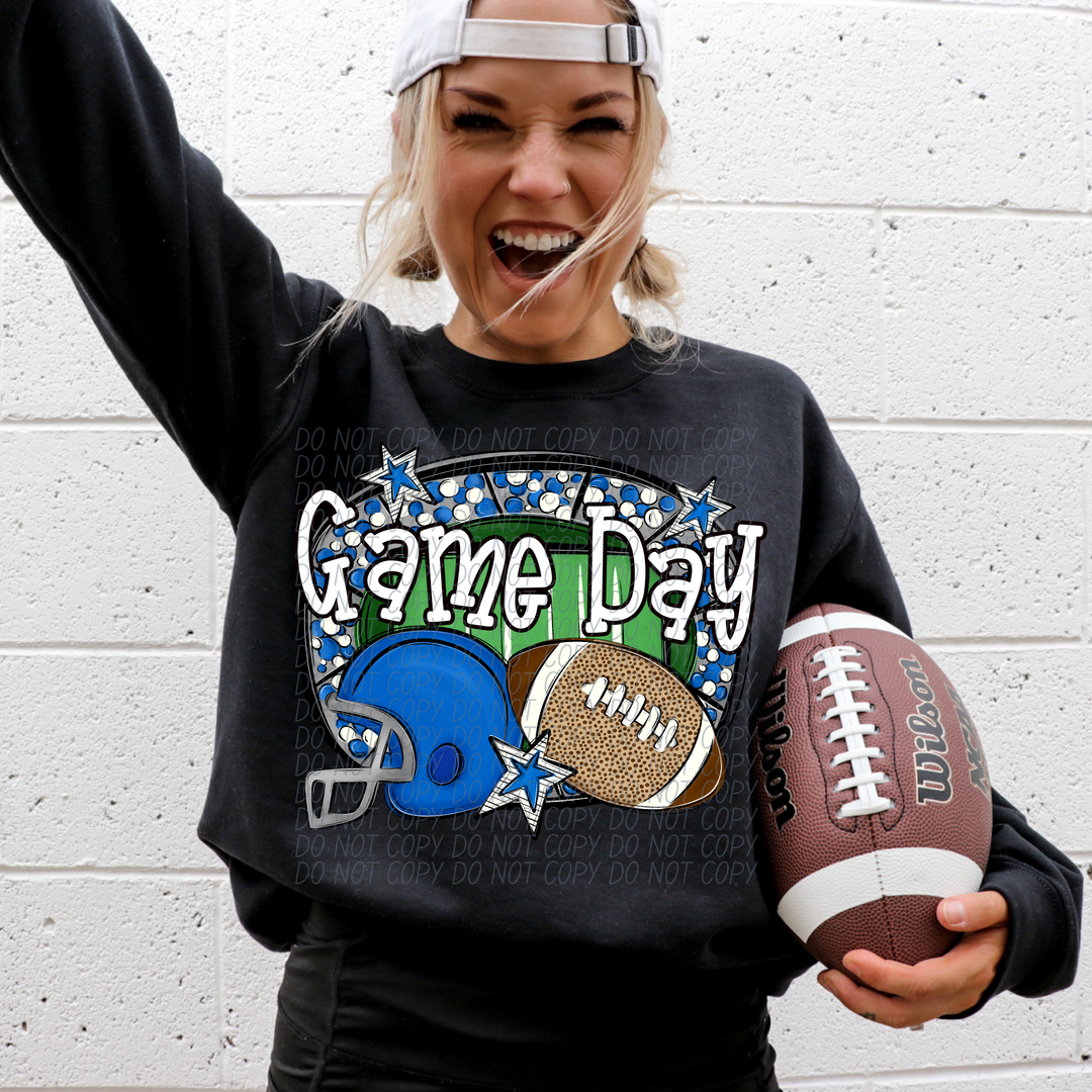 Football Game Day DTF Print