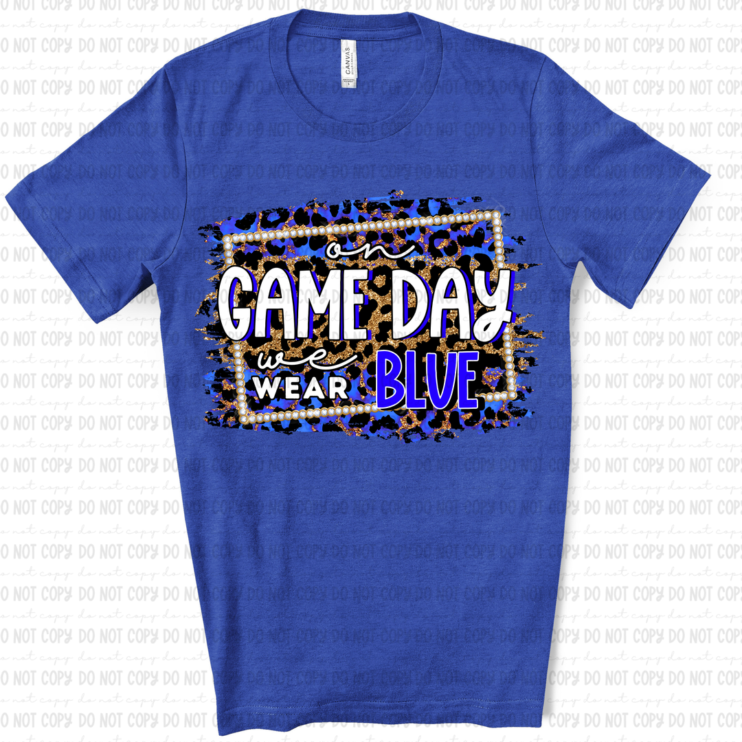 On Game Day we Wear DTF Print