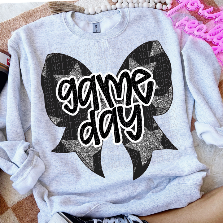 Game Day Bows DTF Print