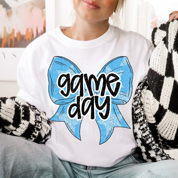 Game Day Bows DTF Print