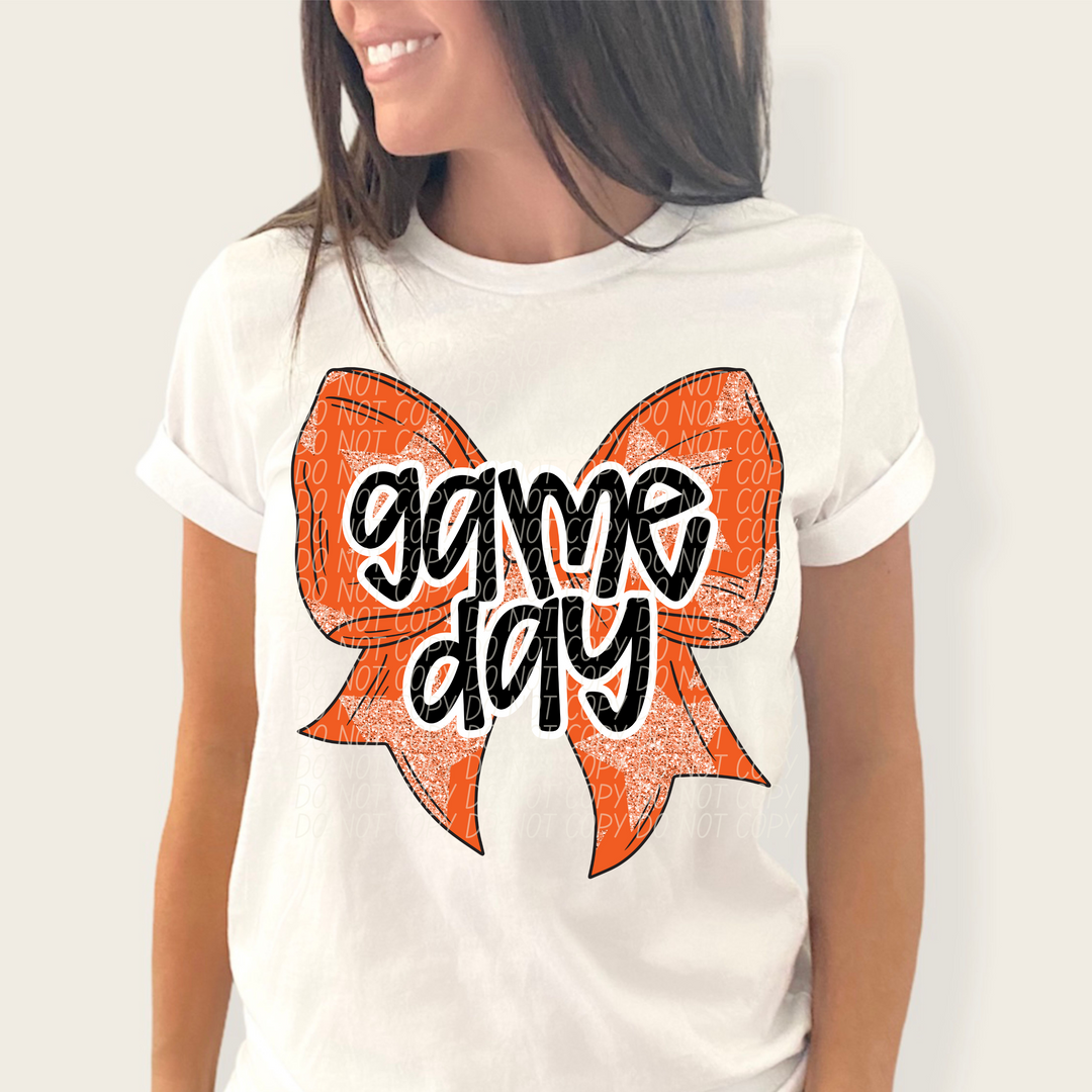 Game Day Bows DTF Print