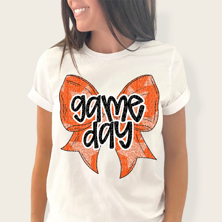 Game Day Bows DTF Print