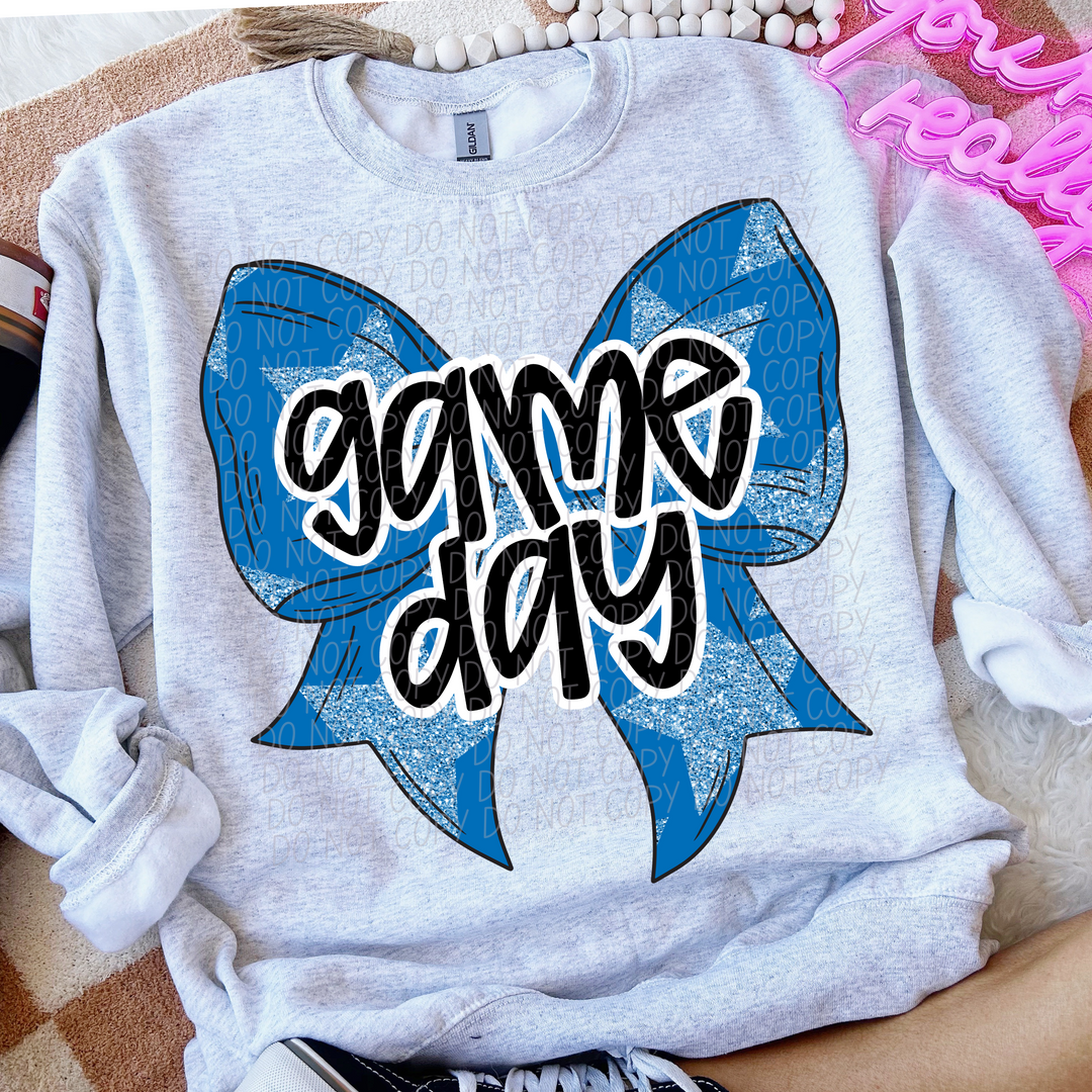 Game Day Bows DTF Print
