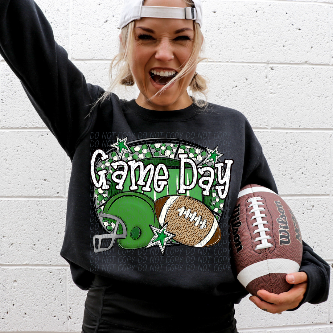 Football Game Day DTF Print