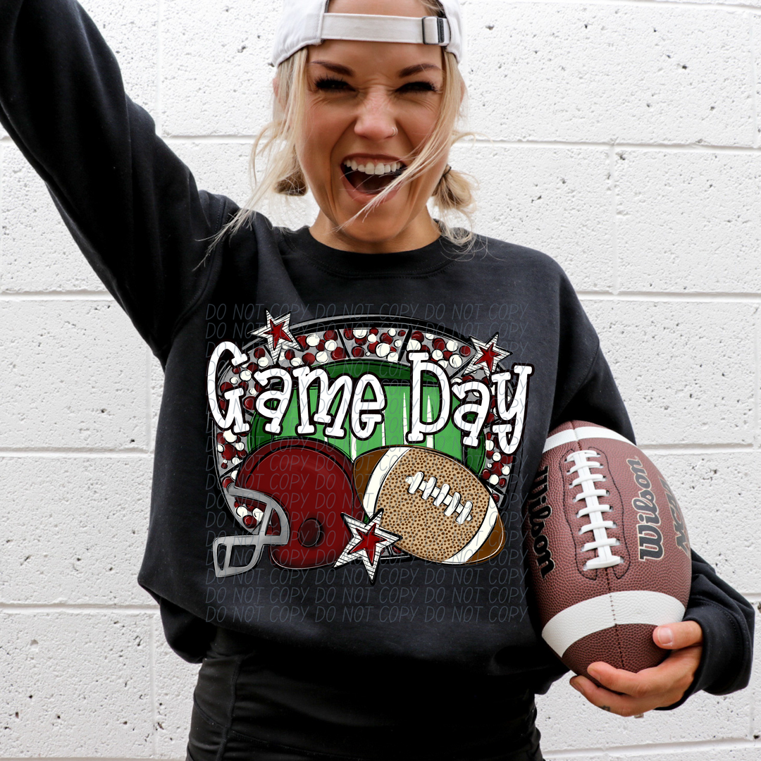 Football Game Day DTF Print