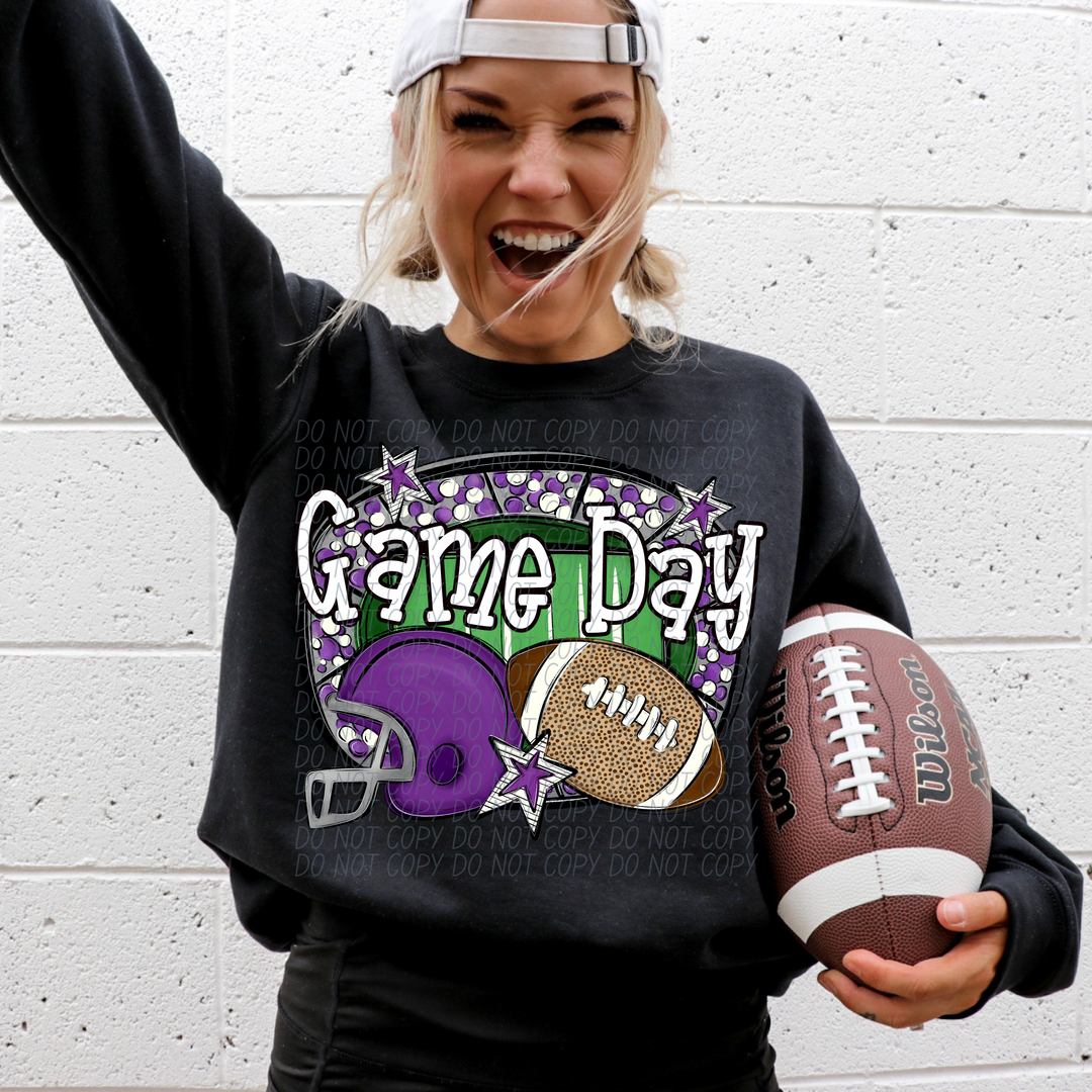 Football Game Day DTF Print
