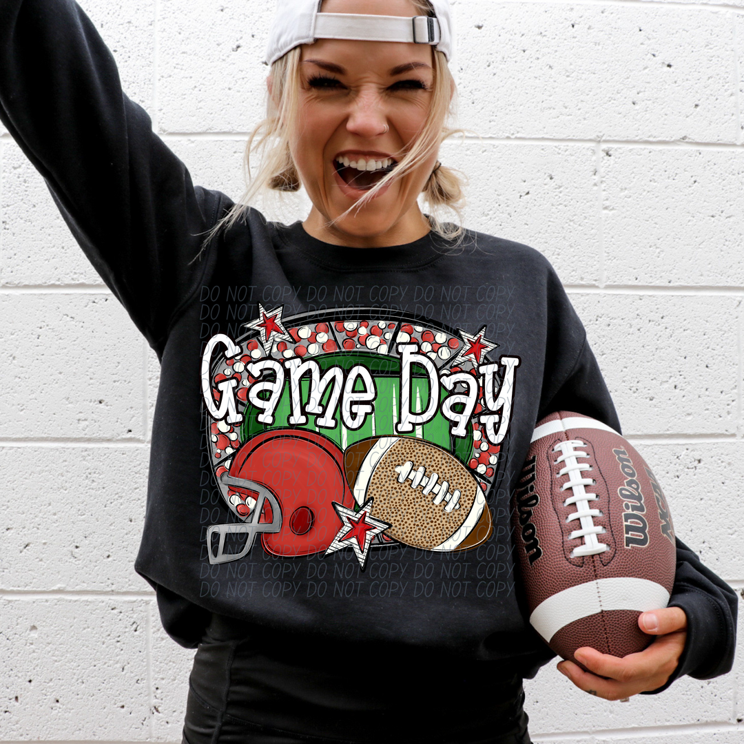 Football Game Day DTF Print