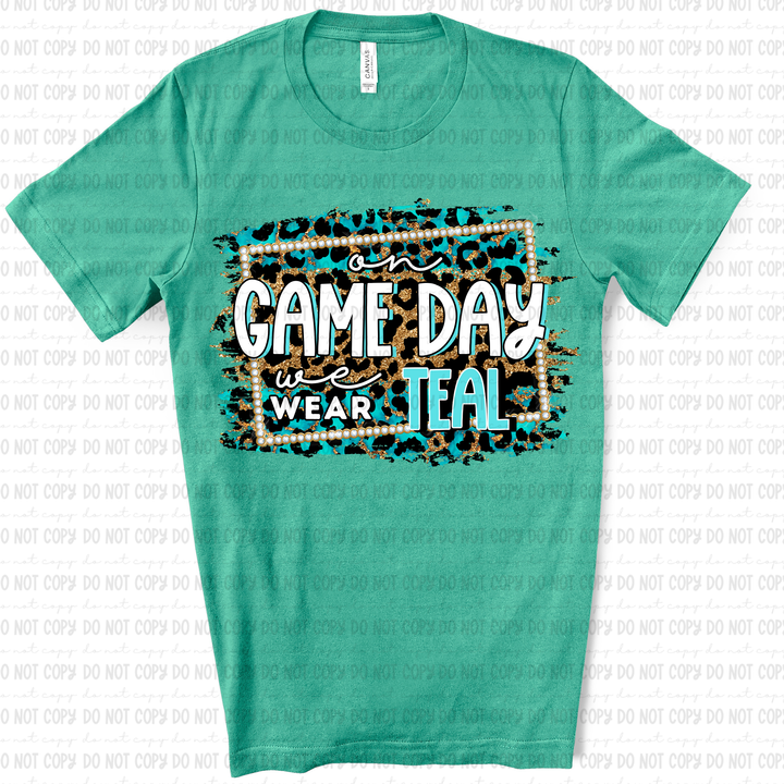 On Game Day we Wear DTF Print