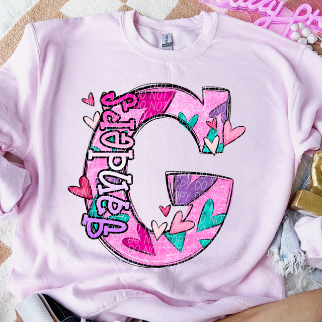 Valentine's Day Mascots DTF Print