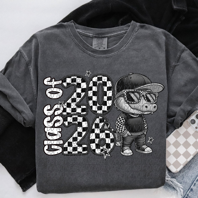 Class of 2026 Checked Mascots DTF Print