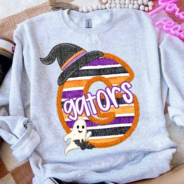 Halloween Striped Mascots DTF Print