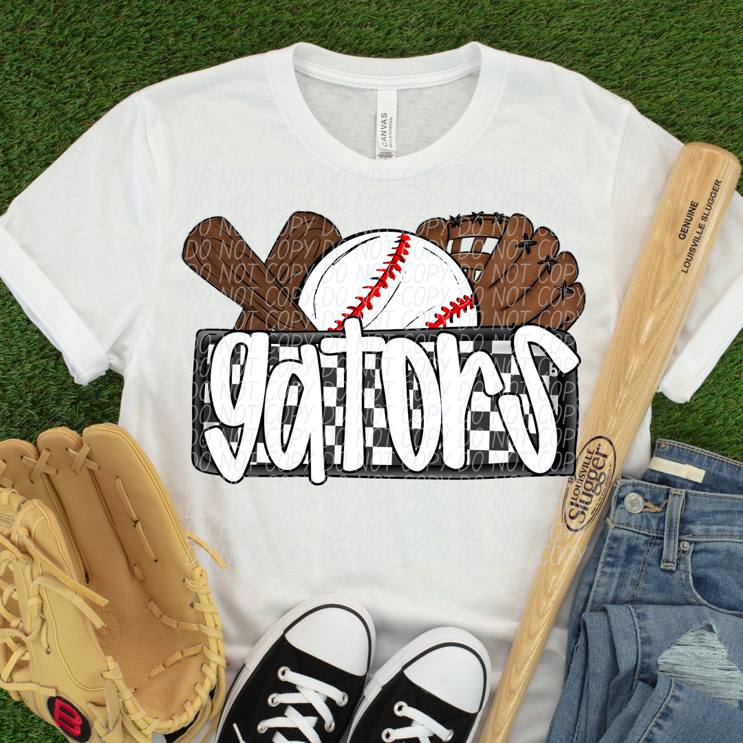 Baseball Mascots DTF Print