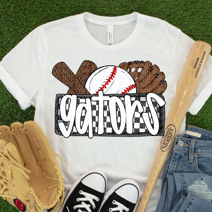 Baseball Mascots DTF Print