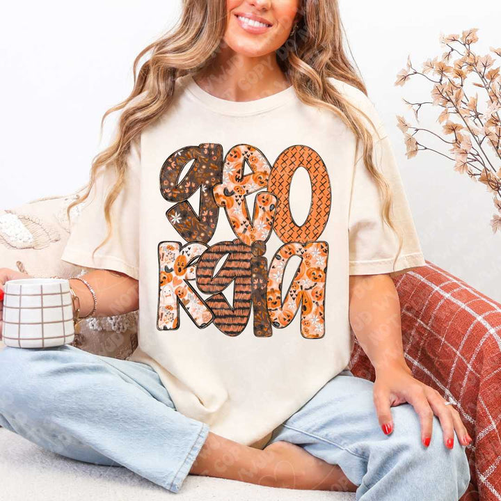 State Pumpkin Alpha DTF Print