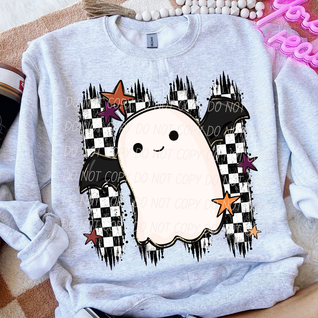 Ghost Bat DTF Print