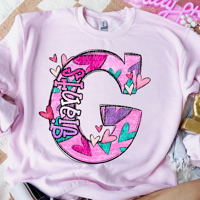 Valentine's Day Mascots DTF Print