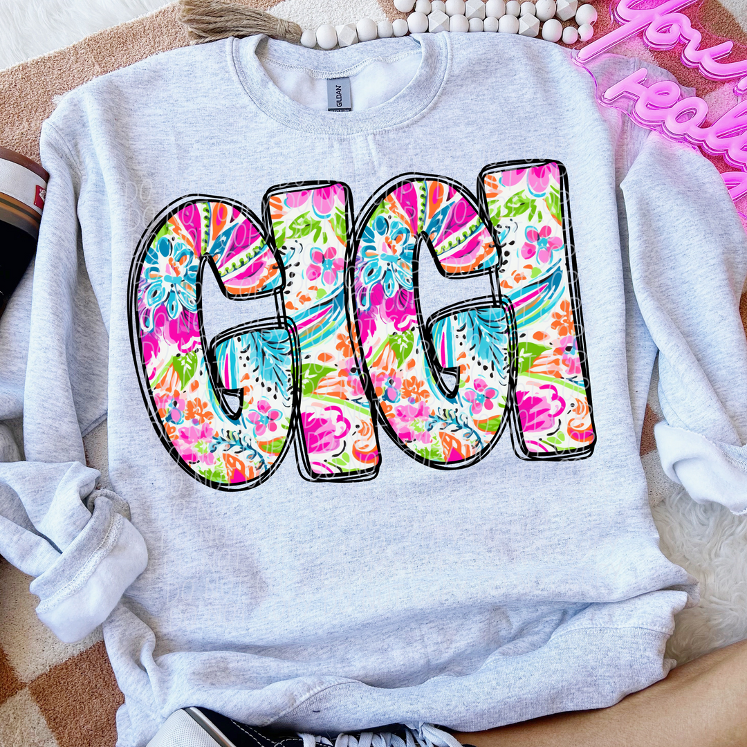Paisley Names DTF Print