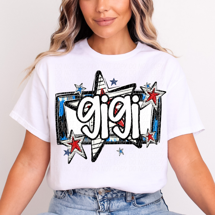 Patriotic Family Names DTF Print