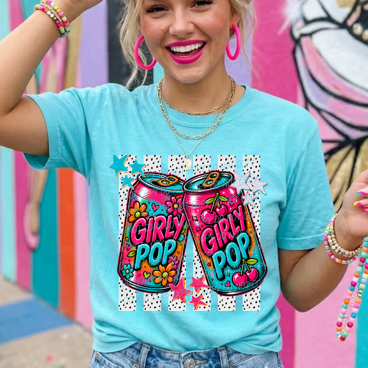 Girly Pop DTF Print